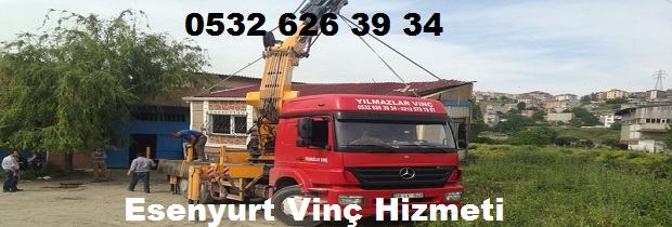 Esenyurt kiralık vinç
