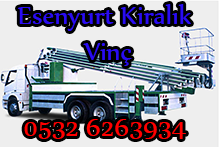 esenyurtta vinç kiralama